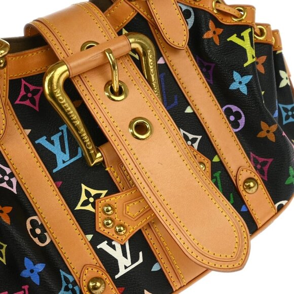 Louis Vuitton Black Monogram Multicolor Theda PM Handbag M92346 FL0064 184655 - Picture 11 of 11